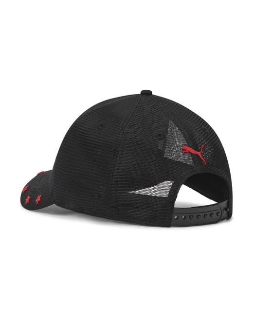 PUMA Black Nyc Crest Trucker Hat