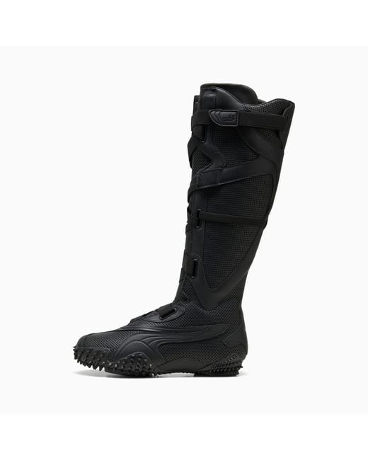 PUMA Black Mostro Lederstiefel