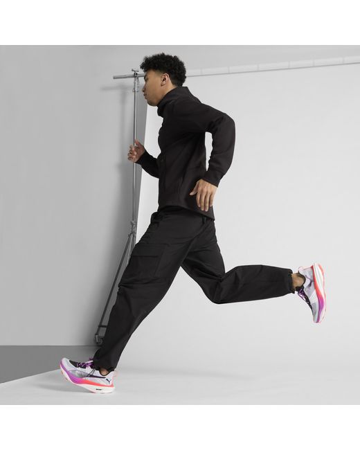 PUMA Purple Deviate Nitroâ Elite Trail Running Shoes for men