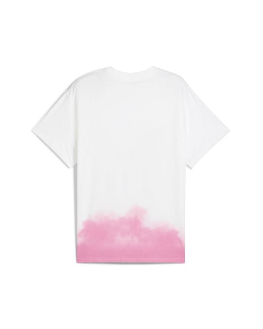 PUMA Shooting Stars Oversized T-Shirt Iii Uniseks, Maat in het Purple