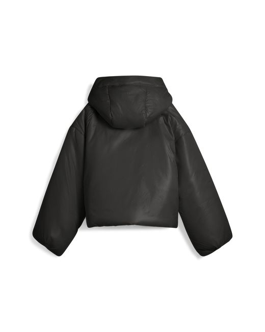 Giacca Imbottita E Lucida Con Cappuccio Wardrobe Essentials Da Donna, Abbigliamento, Nero di PUMA in Brown
