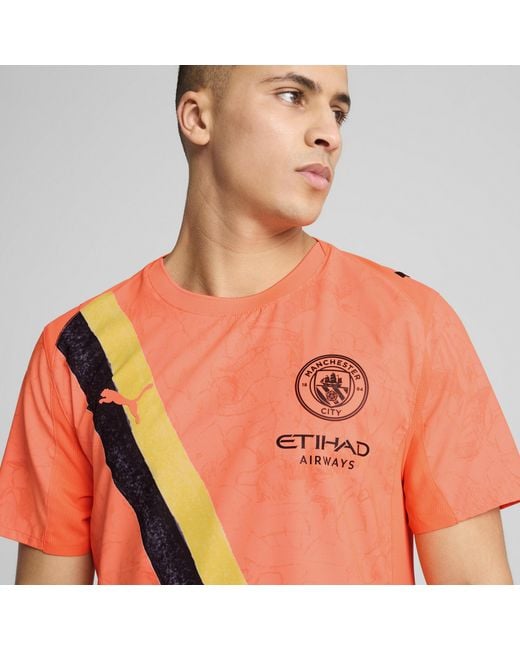 PUMA Kidsuper X Manchester City Authentic Shirt Voor Maat in het Orange voor heren
