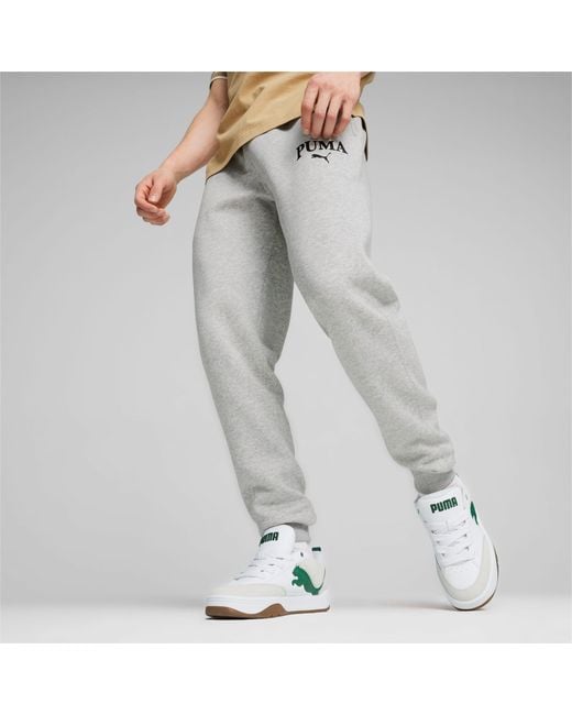 PUMA Gray Squad Sweatpants for men