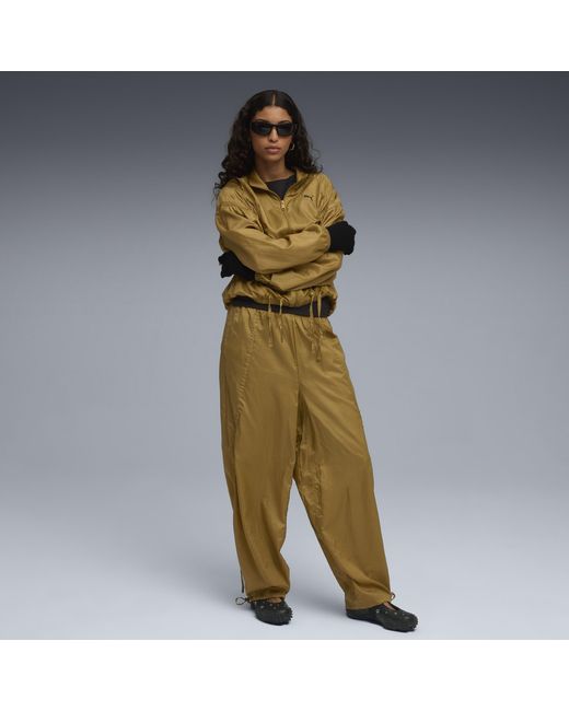 PUMA Dare To Oversized Geweven Jack Voor Maat in het Green