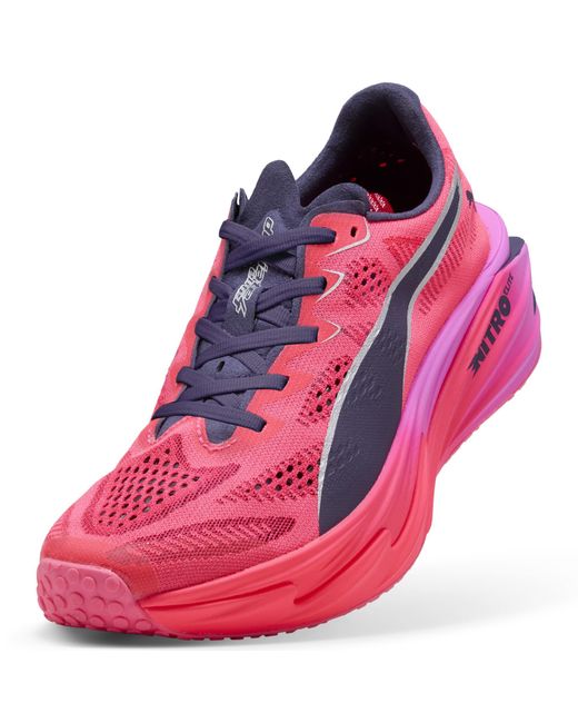PUMA Pink X Hyrox Deviate Nitroâ Elite 4 Running Shoes