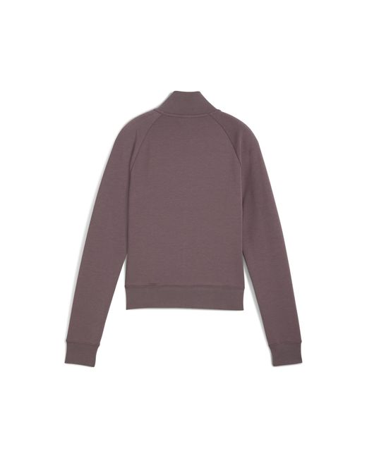 PUMA Brown Ess Slim Track Jacket Dk
