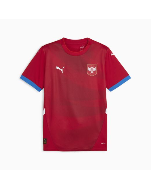 PUMA Serbien 2024 Fußball Heimtrikot in Red für Herren