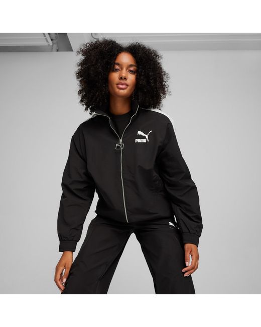 PUMA Black T7 Oversized Track Jacket