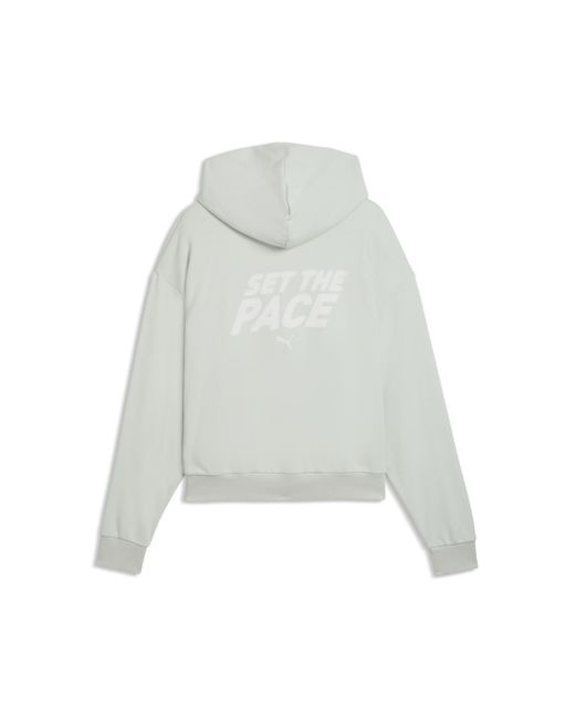 PUMA Gray Run Culture Collective Boxy Hoodie for men