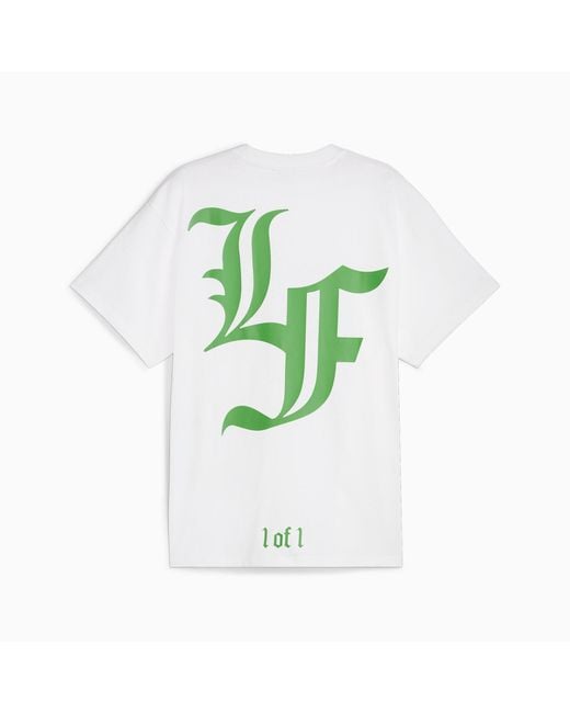 T-Shirt HOOPS x LAFRANCÉ da di PUMA in Green da Uomo