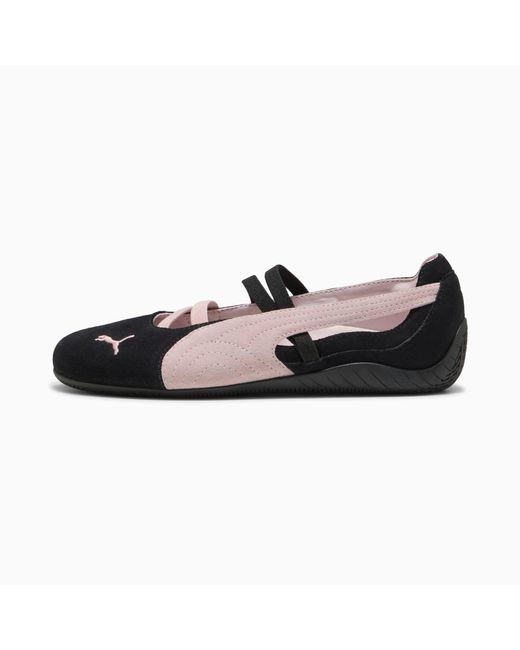 PUMA Black Speedcat Ballet Suede Schuhe