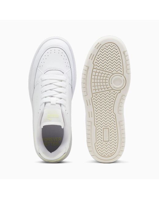 PUMA Doublecourt Summer Sneakers Voor in het White