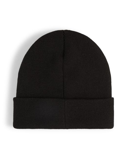 PUMA Black Essentials Mid Crown Beanie