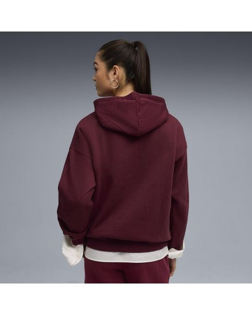PUMA Red Essentials Oversized Hoodie