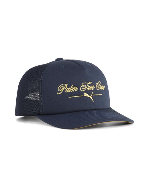 PUMA X Palm Tree Crew Performance Foam Trucker Golf Cap Herren in Blue für Herren