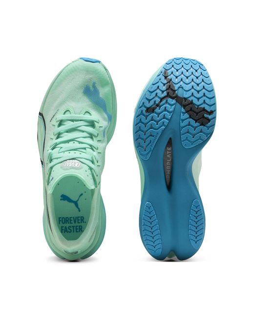 PUMA Deviate Nitroâ Elite 3 Hardloopschoenen Voor Maat 35,5 in het Green
