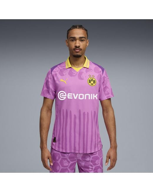 PUMA Kidsuper X Borussia Dortmund Authentic Shirt Voor Maat in het Purple voor heren