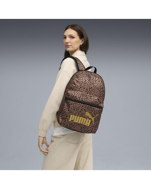 PUMA Phase 22 L Rugzak Met All-Over-Print in het Brown
