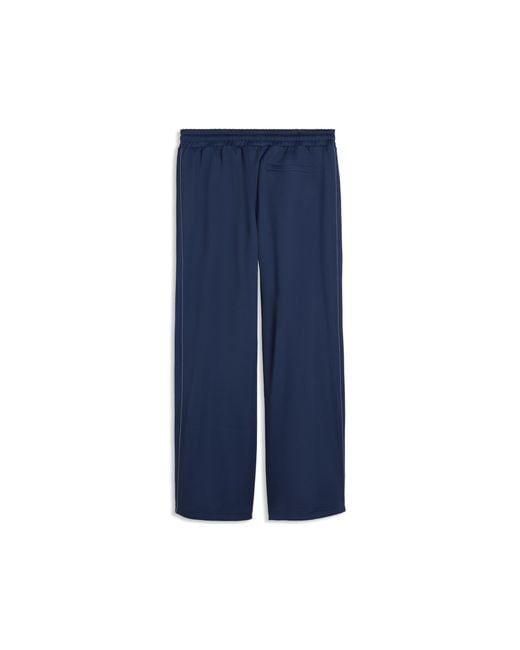PUMA Blue T7 Relaxed T7 Track Pants for men
