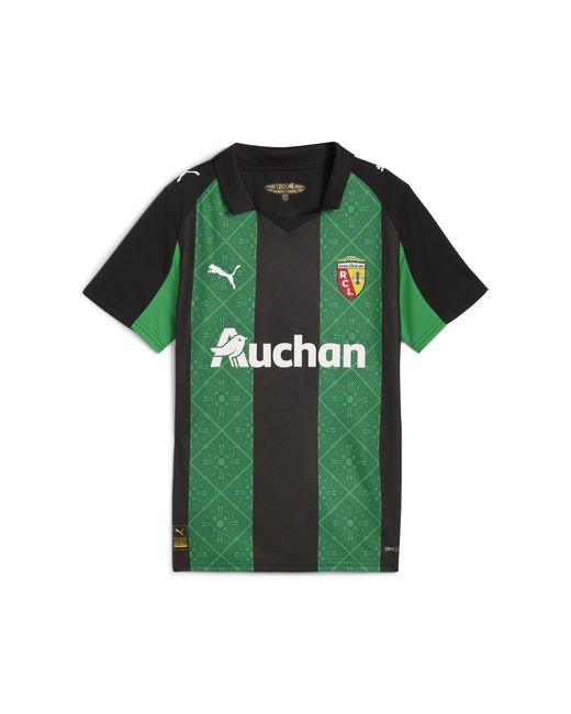 Camiseta Rc Lens 2.ª Equipación 25/26 Juvenil, Ropa, Negro/Jade Verde PUMA de color Green