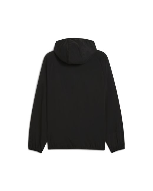 PUMA Black Tad Tech Woven Full Zip Jacket for men