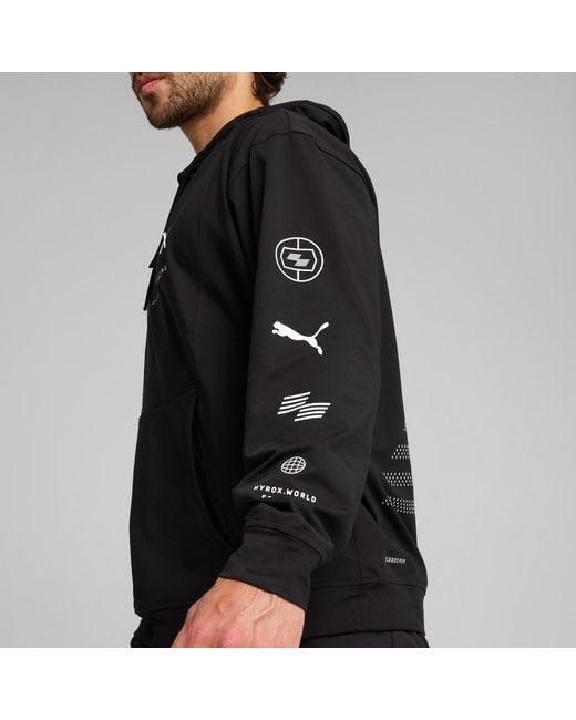 PUMA Black X Hyrox Studio Hoodie for men