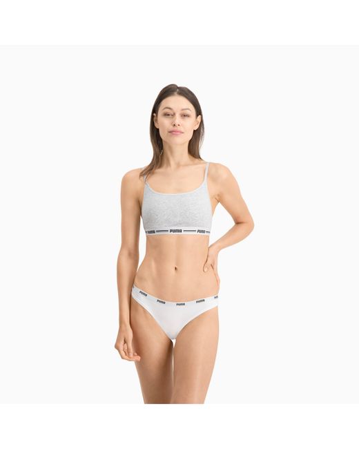 PUMA White Seamless String Trunks 2 Pack