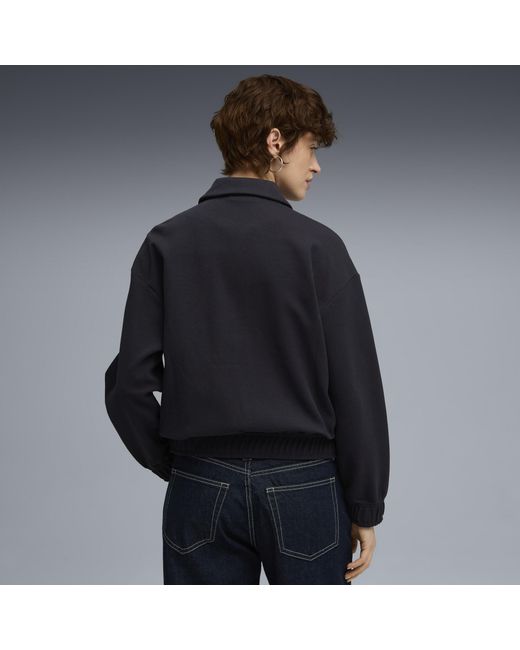 PUMA Blue T7 Relaxed Track Jacket