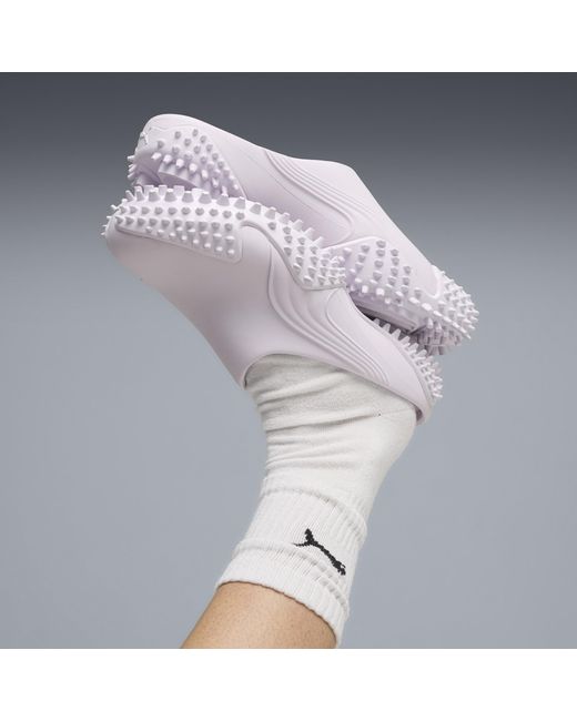 PUMA Gray Mostro Pantoletten Schuhe, Lilac Frost