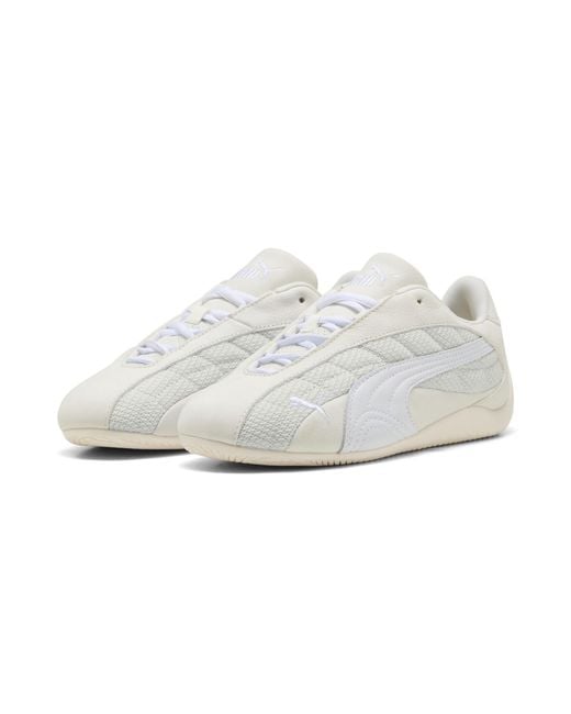 PUMA White Speedcat Plus Sneakers