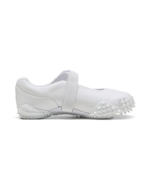 PUMA White Mostro Fey Lederschuhe Schuhe