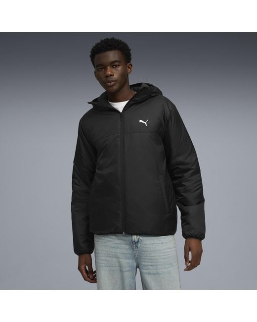 PUMA Essentials Leicht Wattierte Jacke Herren, Kleidung in Black für Herren