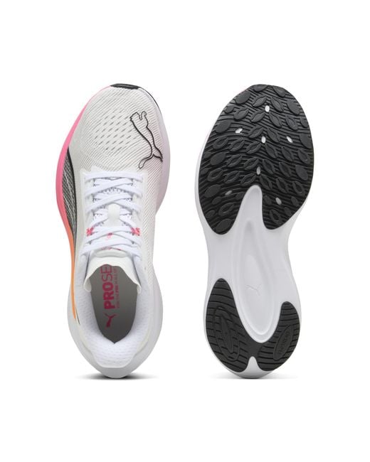 PUMA White Darter Pro Laufschuhe