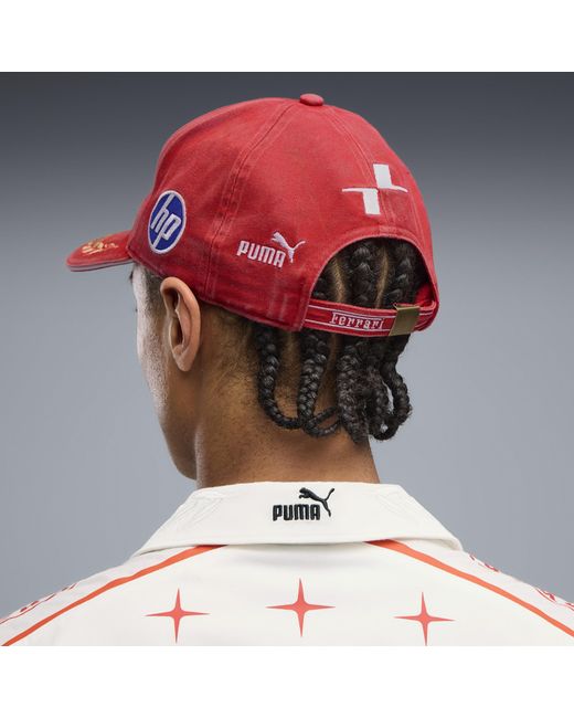 PUMA Red Scuderia Ferrari Replica Monza Charles Leclerc Baseball Cap