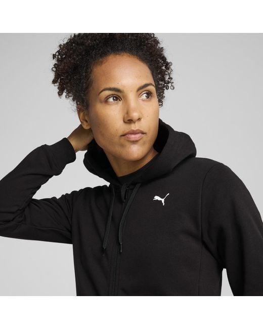 PUMA Black TAD ESSENTIALS Hoodie