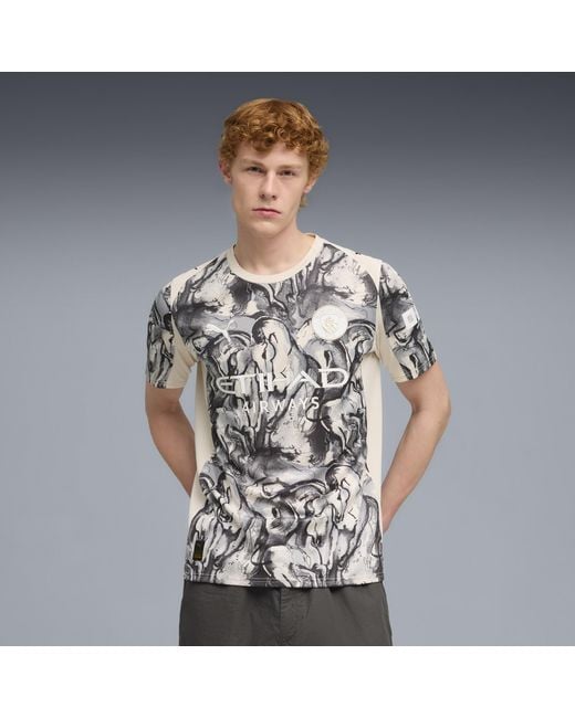 PUMA Gray Manchester City X Year Of The Horse Jersey for men