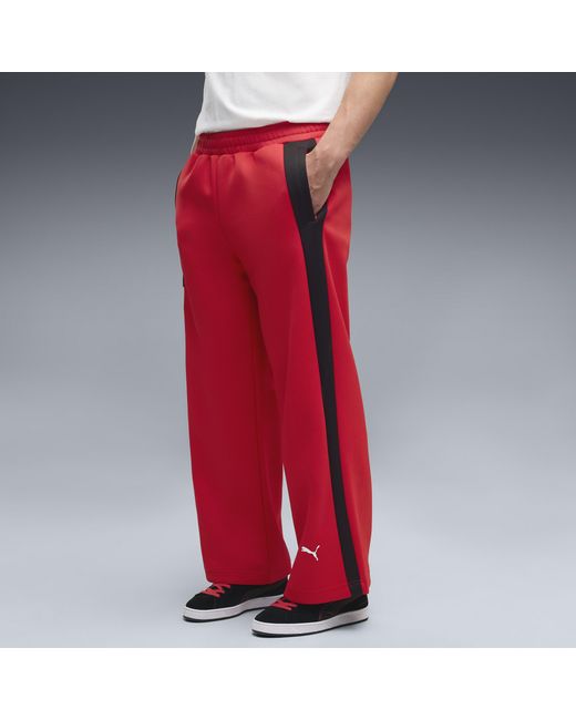PUMA Red Ferrari T7 Track Pants for men
