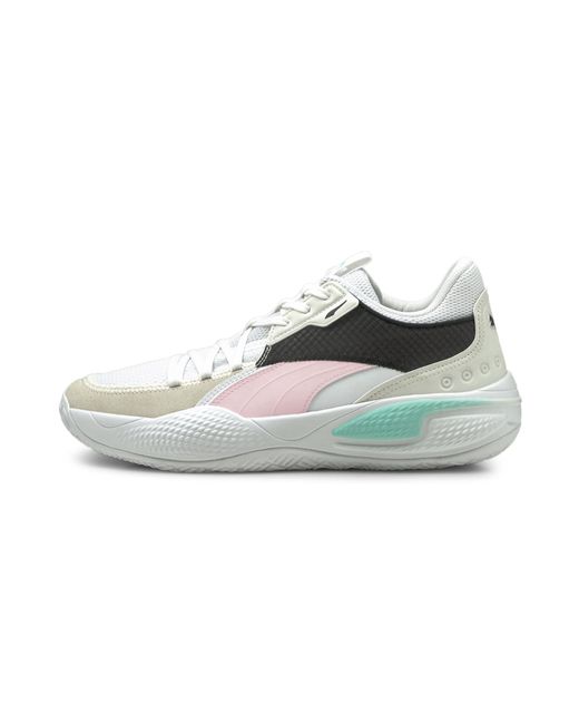 PUMA Rubber Court Rider Summer Days Basketball Shoes in White for Men | Lyst