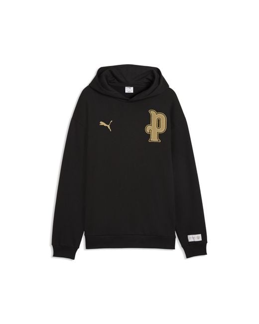 PUMA Black Manchester City 10Th Anniversary Hoodie for men