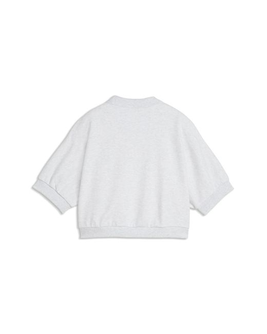 PUMA White Elevated Essentials Relaxed Sweatshirt