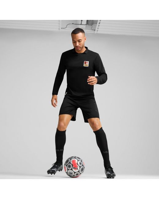 PUMA Black Ac Milan 125Th Anniversary Authentic Jersey for men
