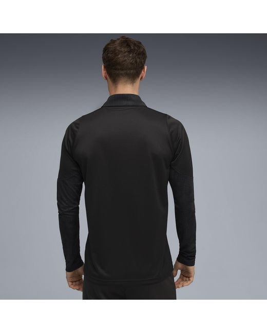 PUMA Fc St. Pauli Trainingstop Met Kwartrits Voor Zwart/Grijs, Maat in het Black voor heren