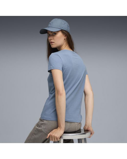Maglietta Con Logo Ess Metallizzato No. 1 Da Donna, Abbigliamento, Cool Blu/Metallizzato di PUMA in Blue