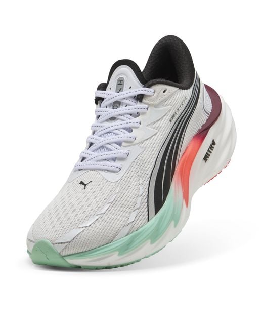 Zapatillas De Running X Hyrox Velocity Nitro 4 Para Mujer, Sport, Blanco/Mint Melt/Glowing Rojo PUMA de color Multicolor