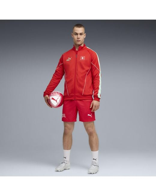 PUMA Red Switzerland King Anthem Jacket for men