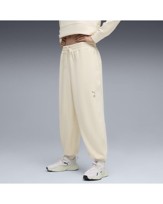 PUMA White X Alex Toussaint High-Waist Training Joggers Pant