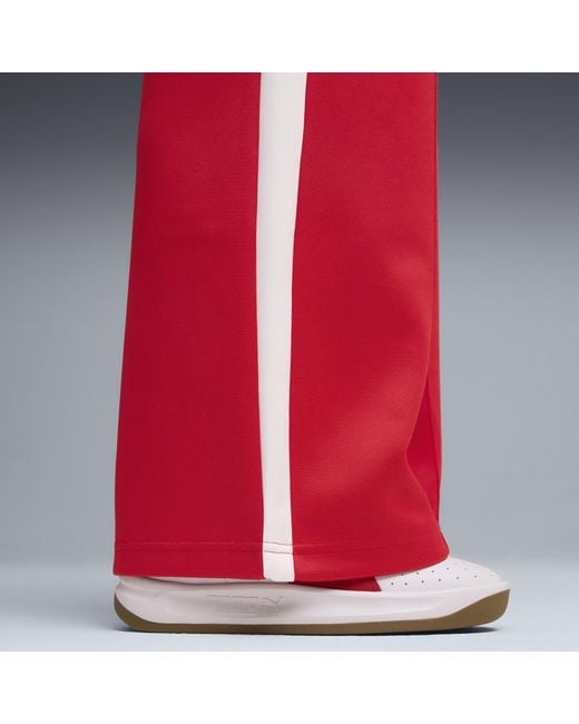 Pantaloni Da Tuta A Vita Bassa T7 Da Donna, Accessori, Rosso di PUMA in Red