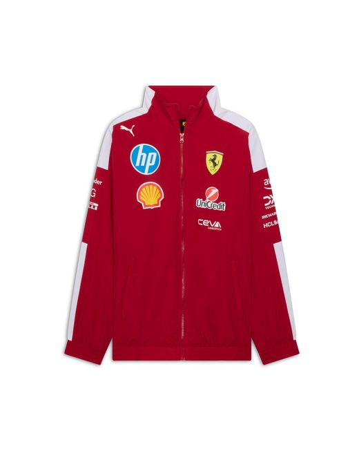 PUMA Red Scuderia Ferrari 2025 Drivers T7 Oversized Jacket for men