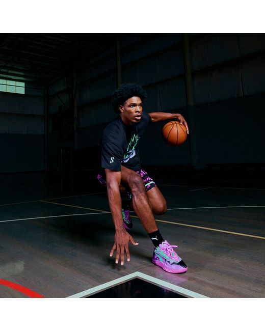 PUMA Purple Scoot Zeros Ii Lab Basketball Shoes Pure/ Glare
