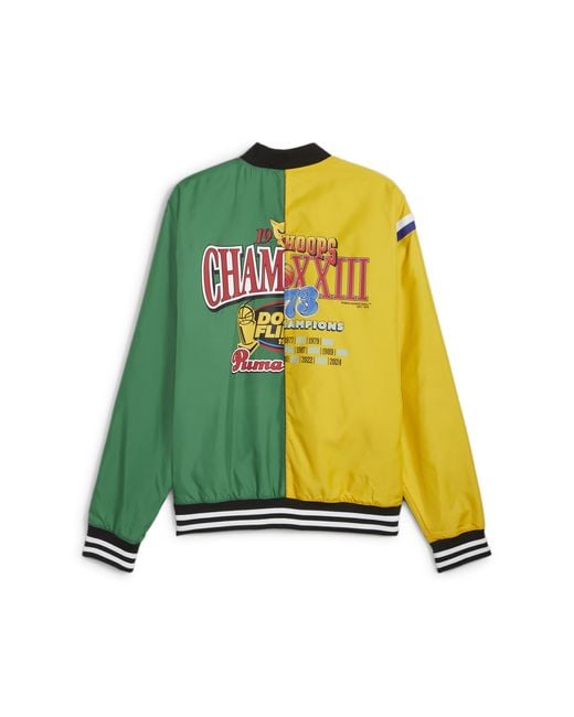 PUMA Crowd Craze Basketballjacke in Yellow für Herren